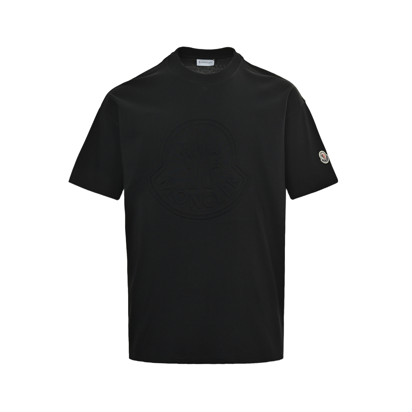 Moncler 25ss embossed logo short sleeves
