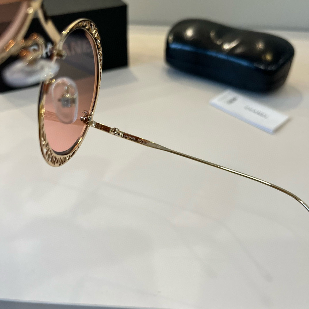 Chanel round frame sunglasses