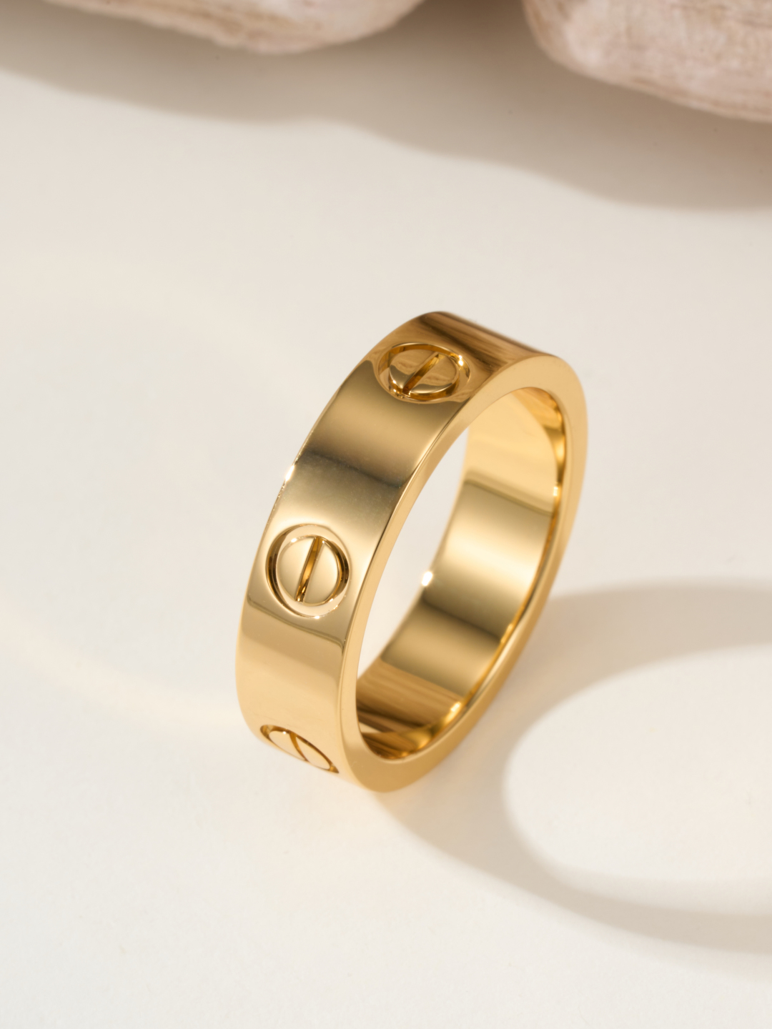 Cartier love wide version without diamond ring
