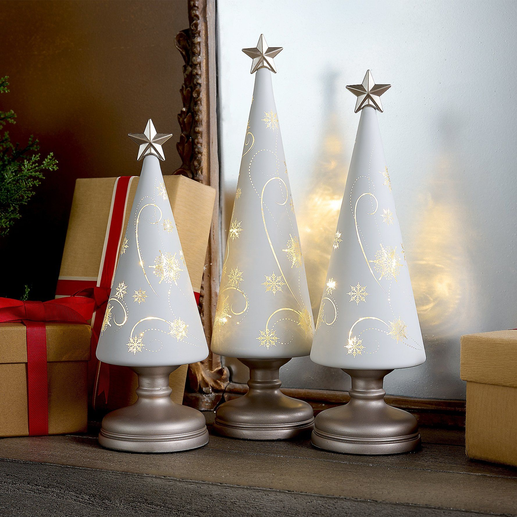🔥LAST DAY 50% OFF🔥Illuminated Swirling Snow Trees