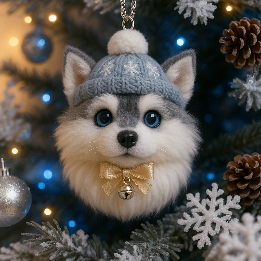 Holiday Pom-Pom Pet Ornaments