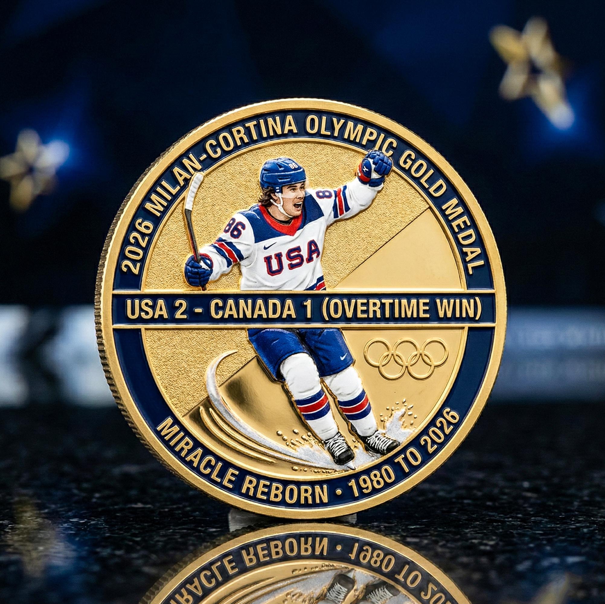 2026 Milano-Cortina Olympic Gold Medal Commemorative Coin