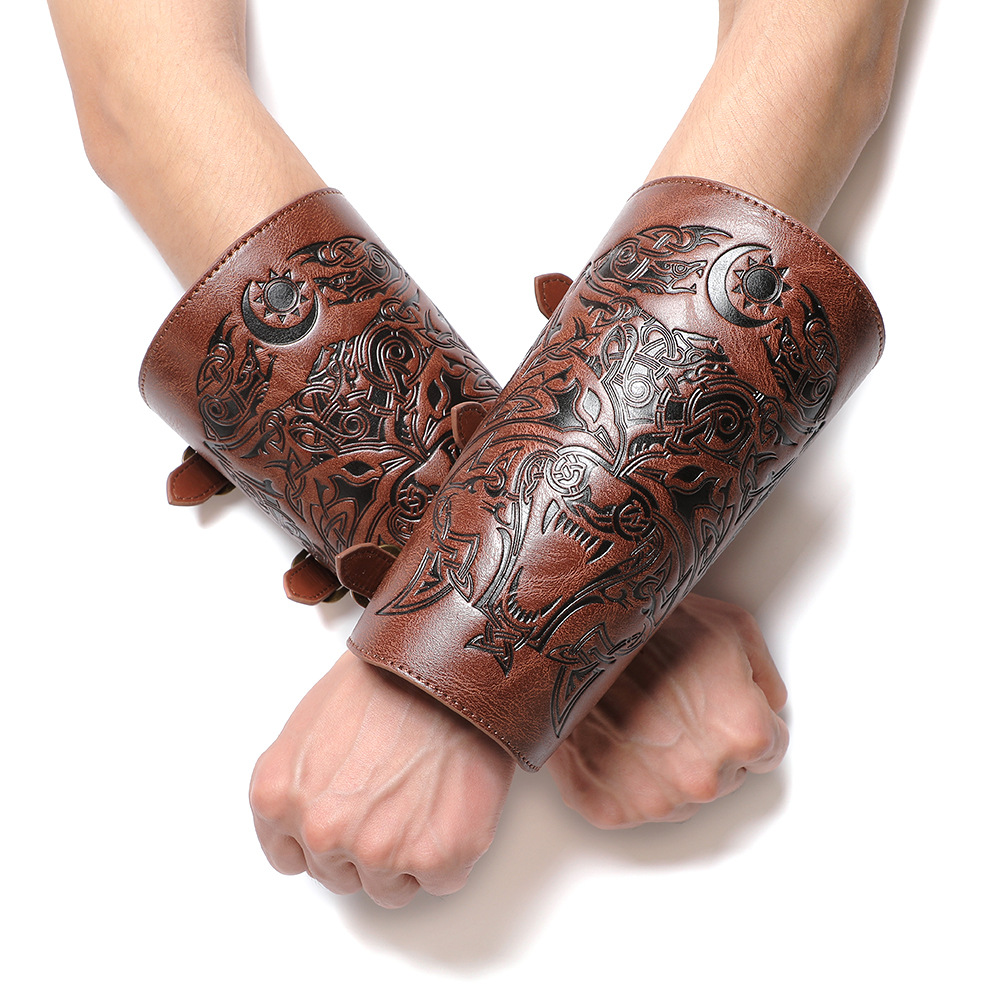 👍Last Day Promotion 60% OFF💥Viking Handmade Leather Wristband