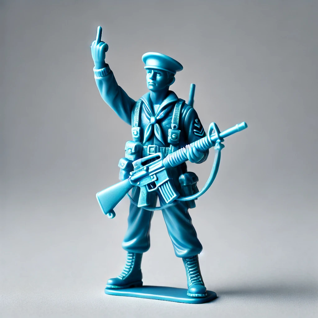 Funny Blue Navy Man