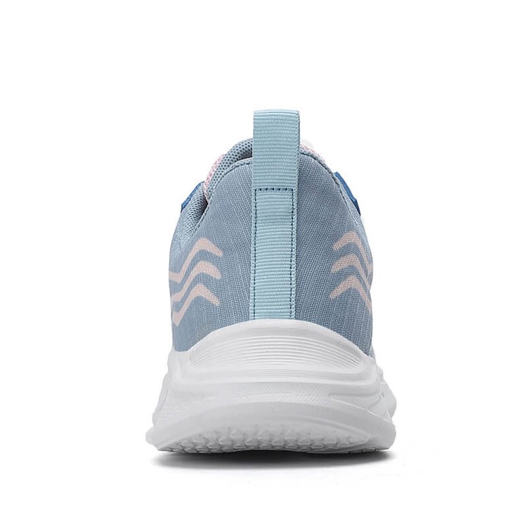 Women's Candy Color Lace-Up Mesh Sneakers