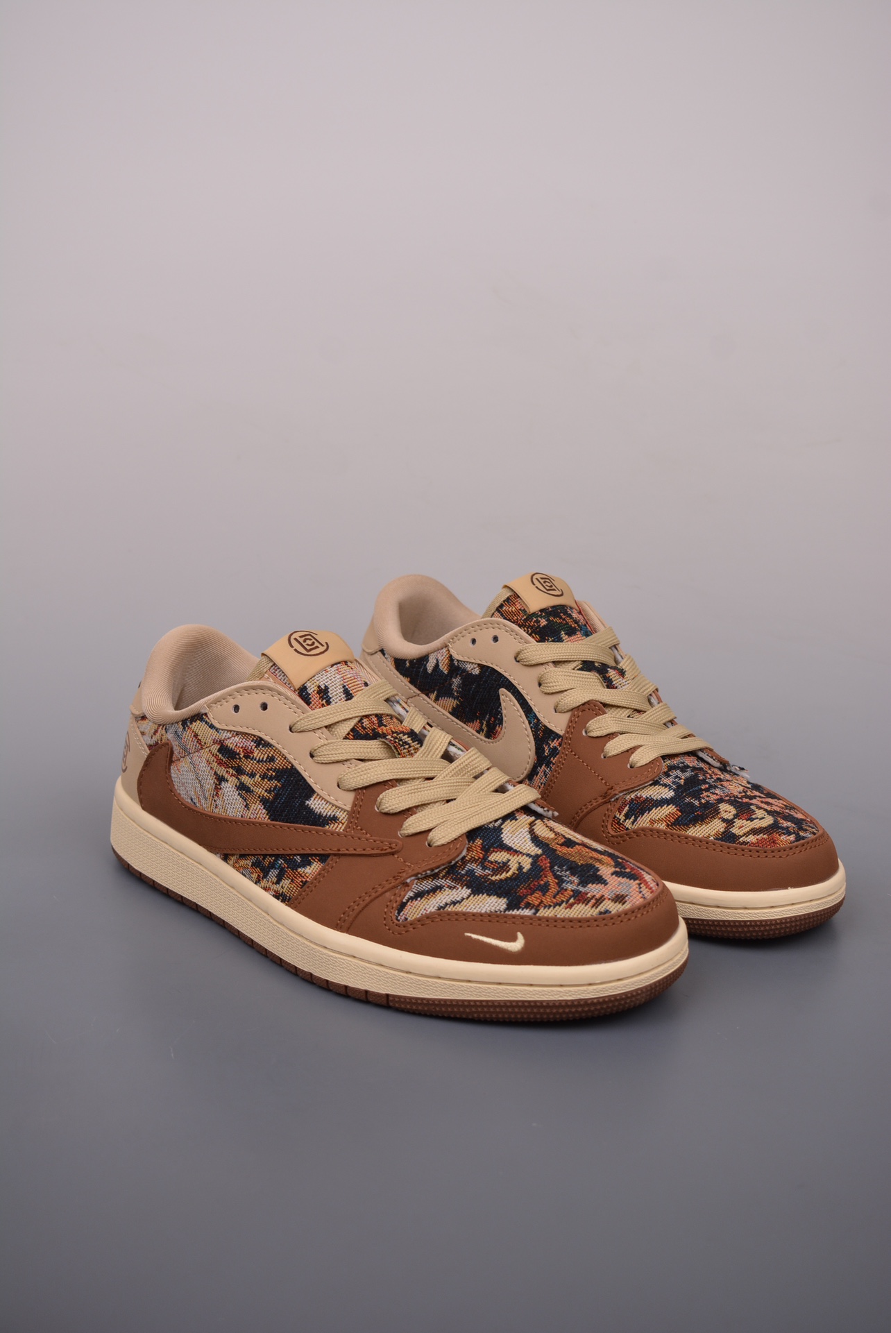 CLOT x Travis Scott x Nike Air Jordan 1 Low OG Secret Forest JH6088-610