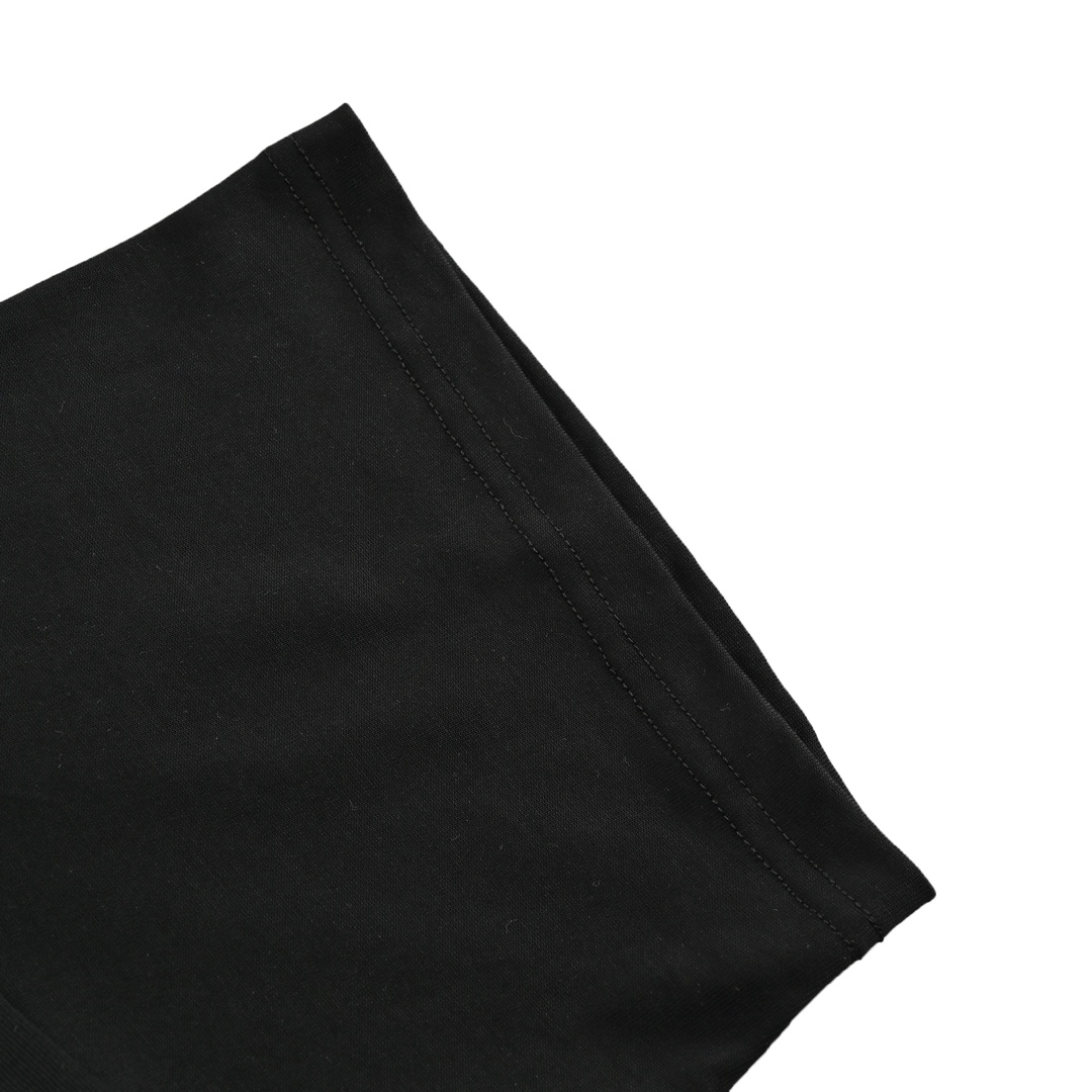 Prada 24ss leather patch faux pocket short sleeve