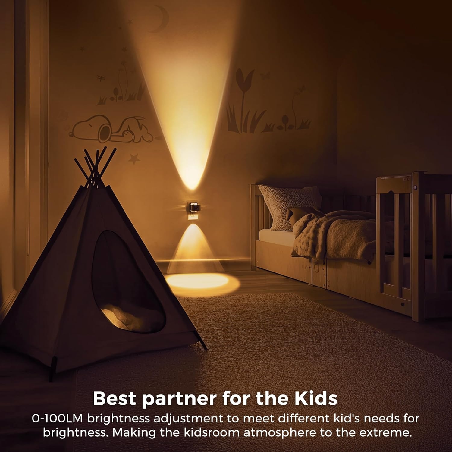 LED Night Light Projector with Sensor Dusk to Dawn