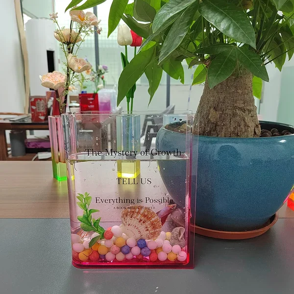 HOT SALE🔥2024 Books About Flowers - Book Vase