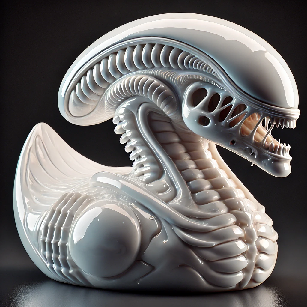 Scary Xenomorph Duck