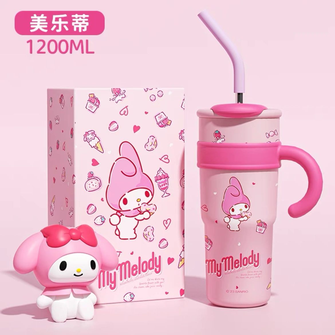 KT Vacuum Insulated Stainless Steel Travel Tumbler with Splash-Proof Lid, Includes Reusable Plastic Straw and Fits in Car Cup Holders