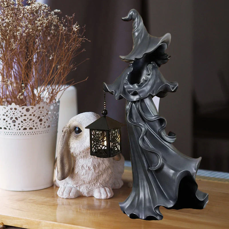 🔥Last Day Promotion-50% OFF🔥Witch With Lantern Decoration