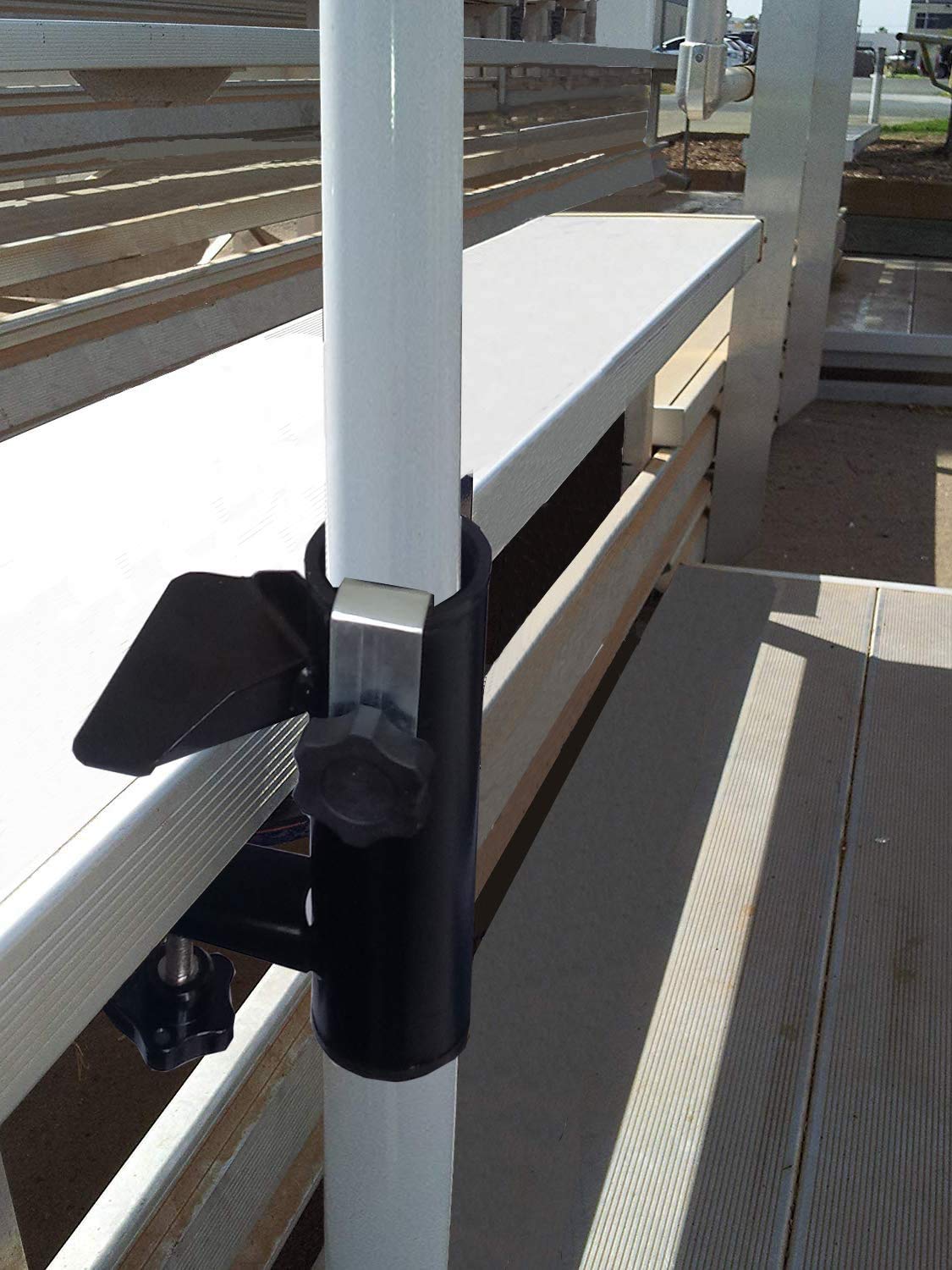 🔥Last Day - Buy 2 Get 1 Free🔥Heavy Duty Patio Deck Umbrella Holder Clamp
