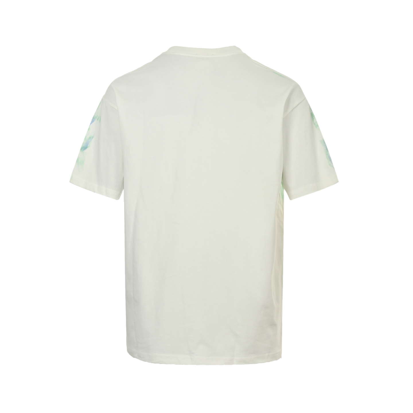 Dior 25ss hand-painted flame embroidered letter short sleeve