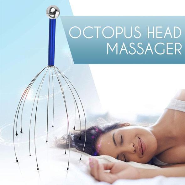🔥48% OFF THIS HOUR🔥Octopus Head Massager（Random Color）