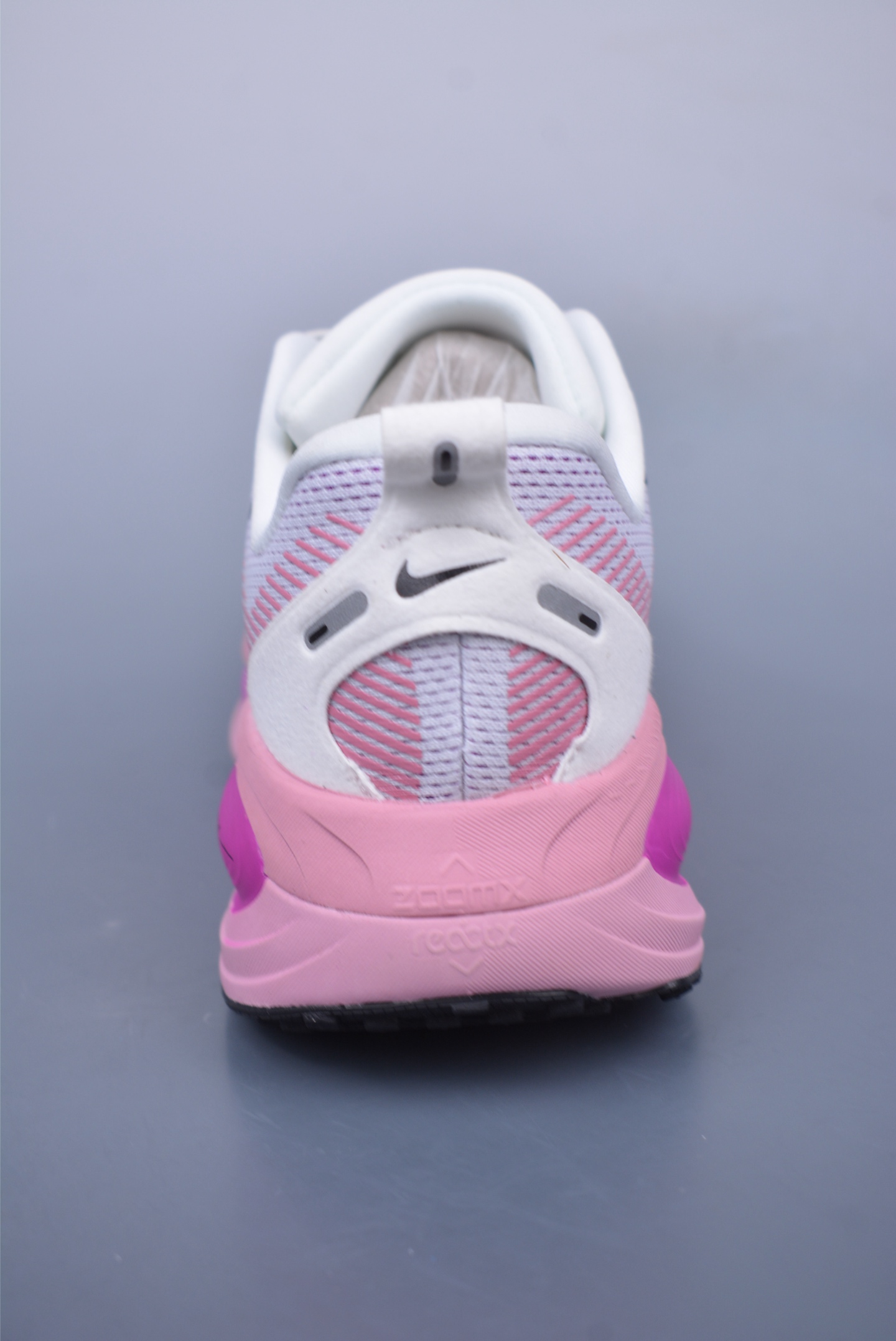 Nike Vomero 18 ZoomX running shoes White Purple Black Hook HM6803-105