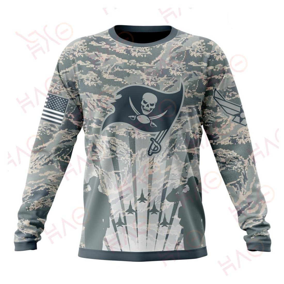 TAMPA BAY BUCCANEERS 3D HOODIE US AIR FORCE