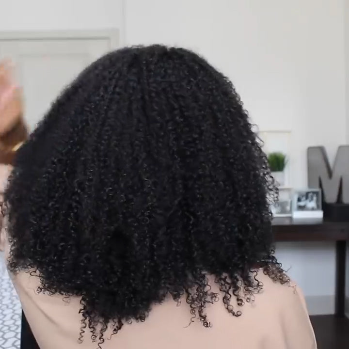 New  Friendly SHORT CURLY LACE FRONT WIG