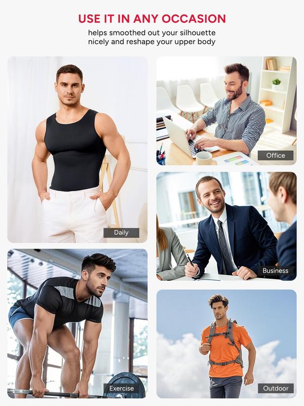 🔥ON SALE - 50% OFF🔥Men's Tummy Control Shapewear Tanktop