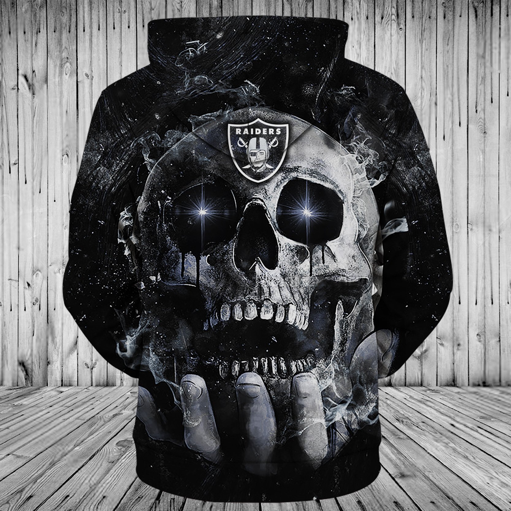RAIDERS HOODIE 3D SKULL 61