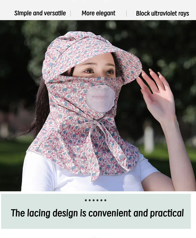 ☀️☀️Sunscreen Printed Outdoor Summer Fan Hat 👒👒(Must-have for Mom Gardening)