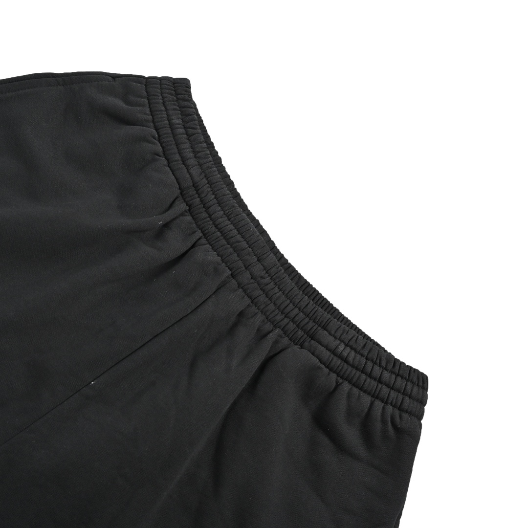 Balenciaga 23ss ink blurred letter shorts