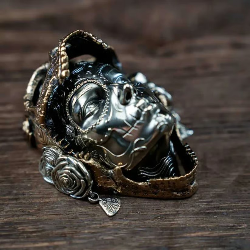 🔥2025 Hot Sale 49% OFF - 💀Handmade Metal Mechanical Skull