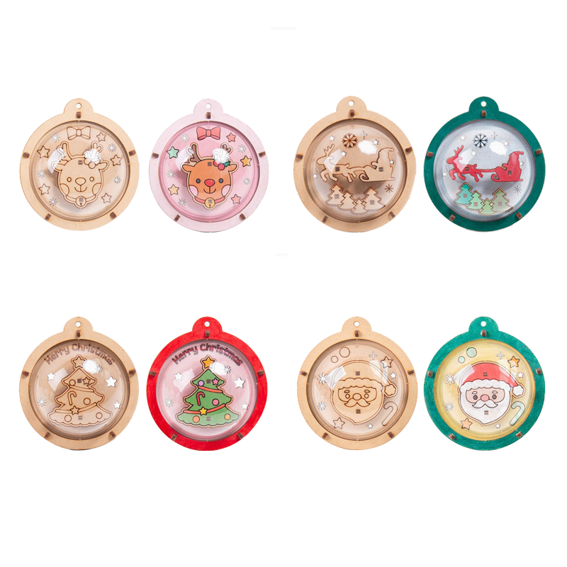 🎅EARLY CHRISTMAS SALE - 50% OFF🎄😍Wooden DIY Christmas Ornaments🎄-⏰BUY 6 GET 20% OFF & FREE SHIPPING