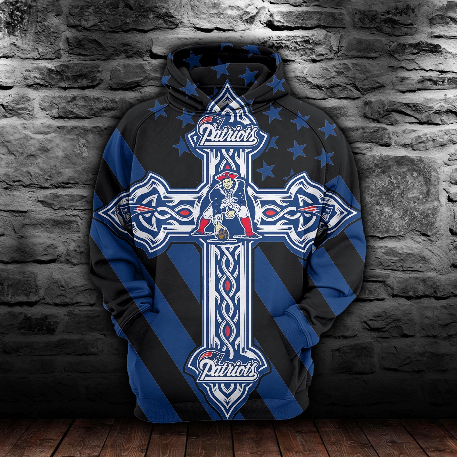 PATRIOTS 3D HOODIE