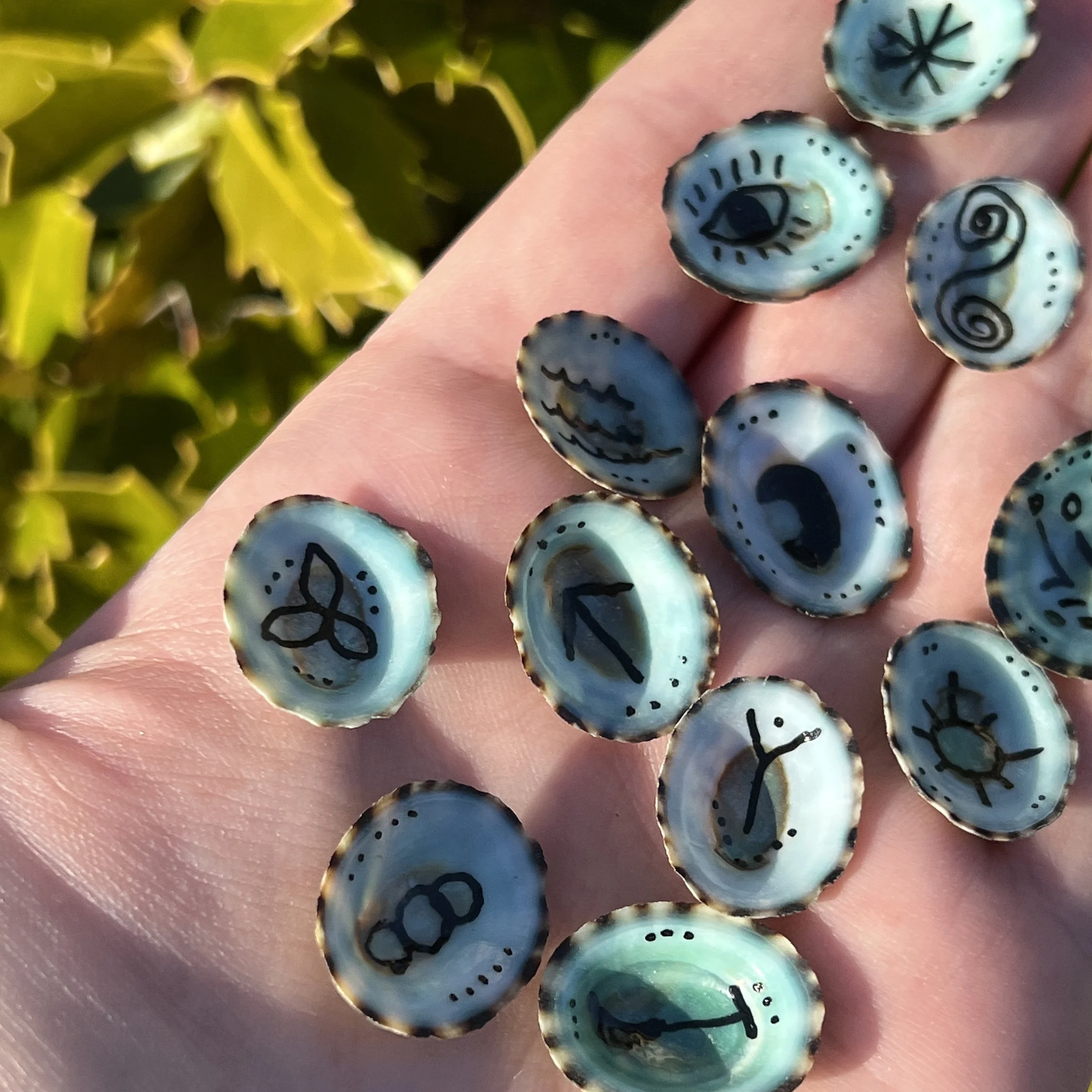 Sea Magick 13 Witches Runes Set