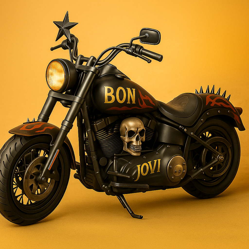 Bon Jovi Themed Motorcycle Model