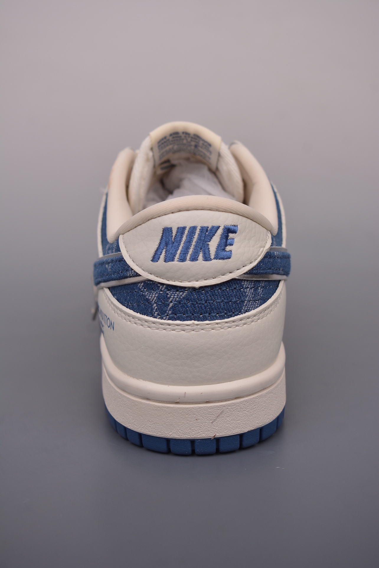 Louis Vuitton x Nike SB Dunk Low LV Monogram Off-White Denim Blue JH8310-955