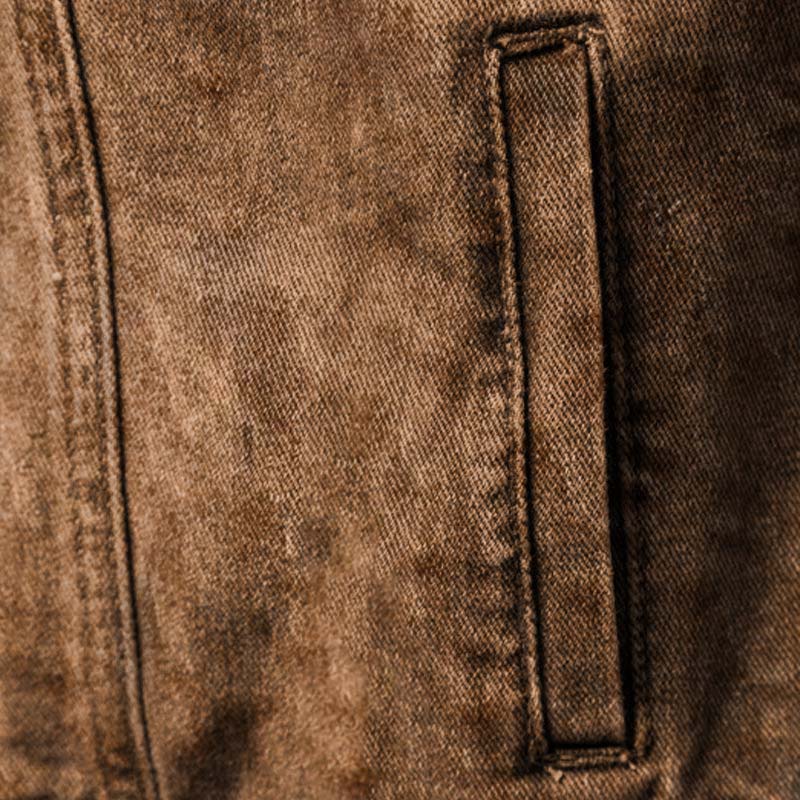 Distressed Denim Jacket for Men - Perfect for Casual and Outdoor Adventures