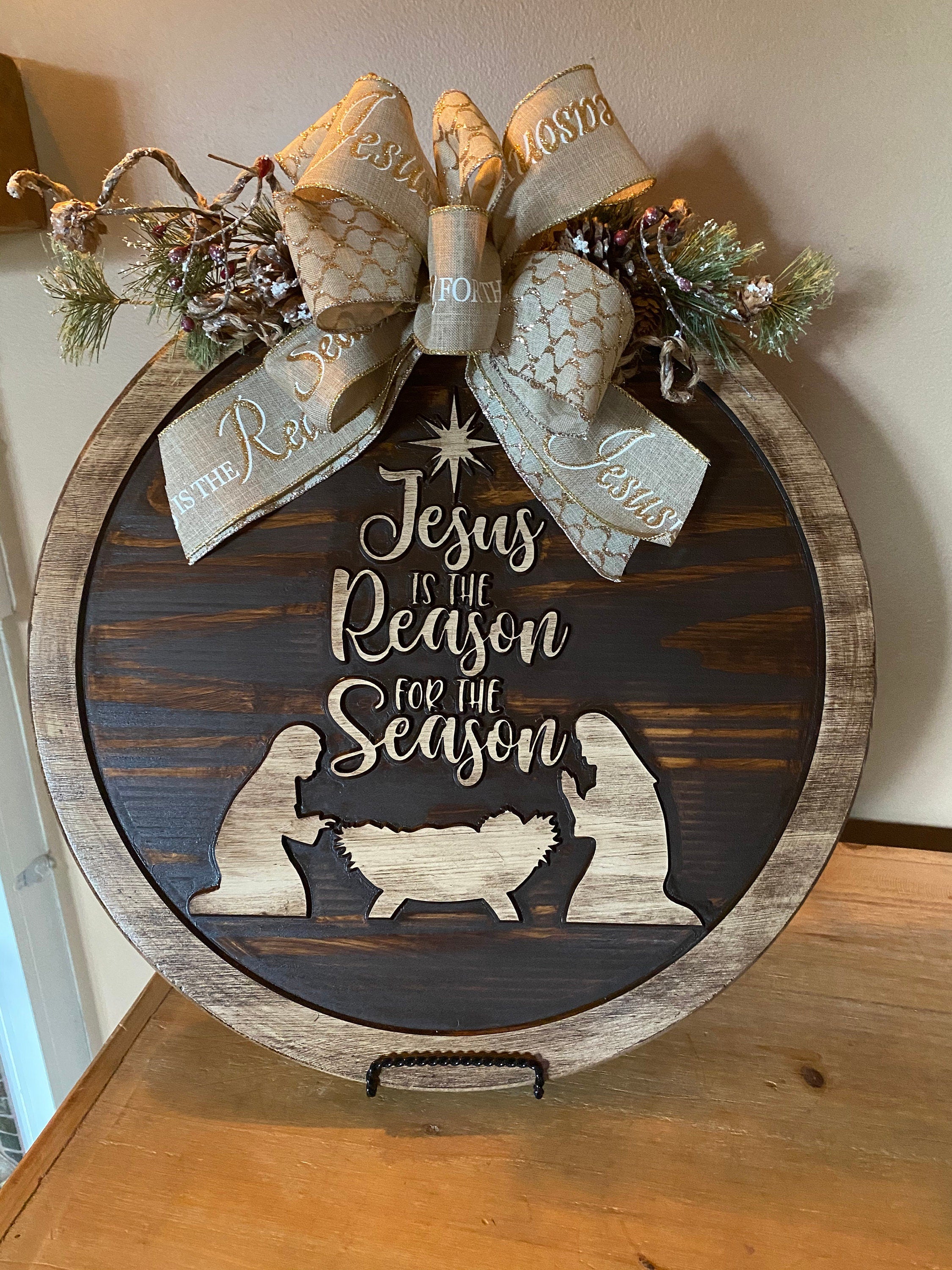🔥Last Day 60% OFF🔥--Jesus is the reason for the season Sign--BUY 2 GET 15% OFF & FREE SHIPPING