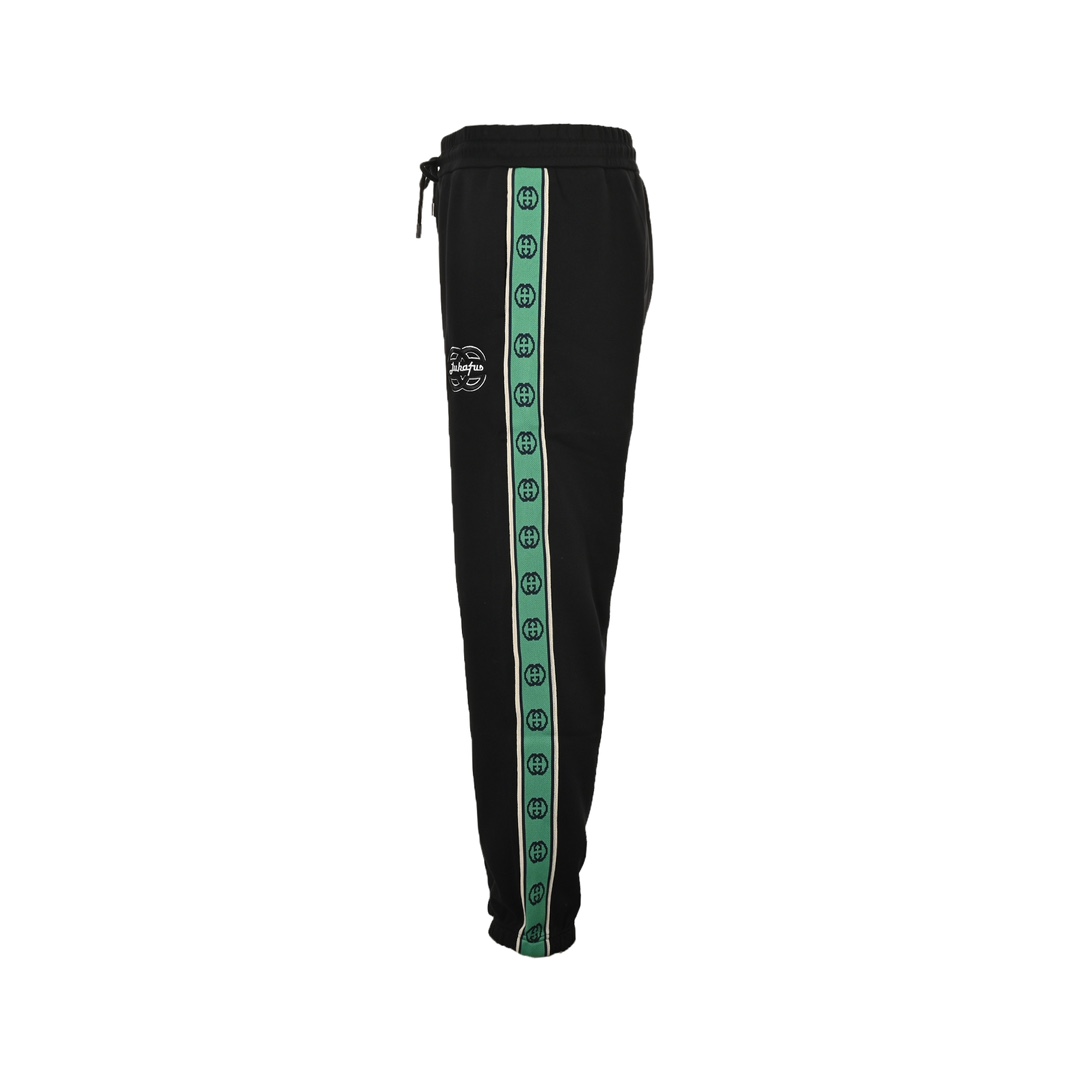 Gucci 24Fw embroidered web trousers