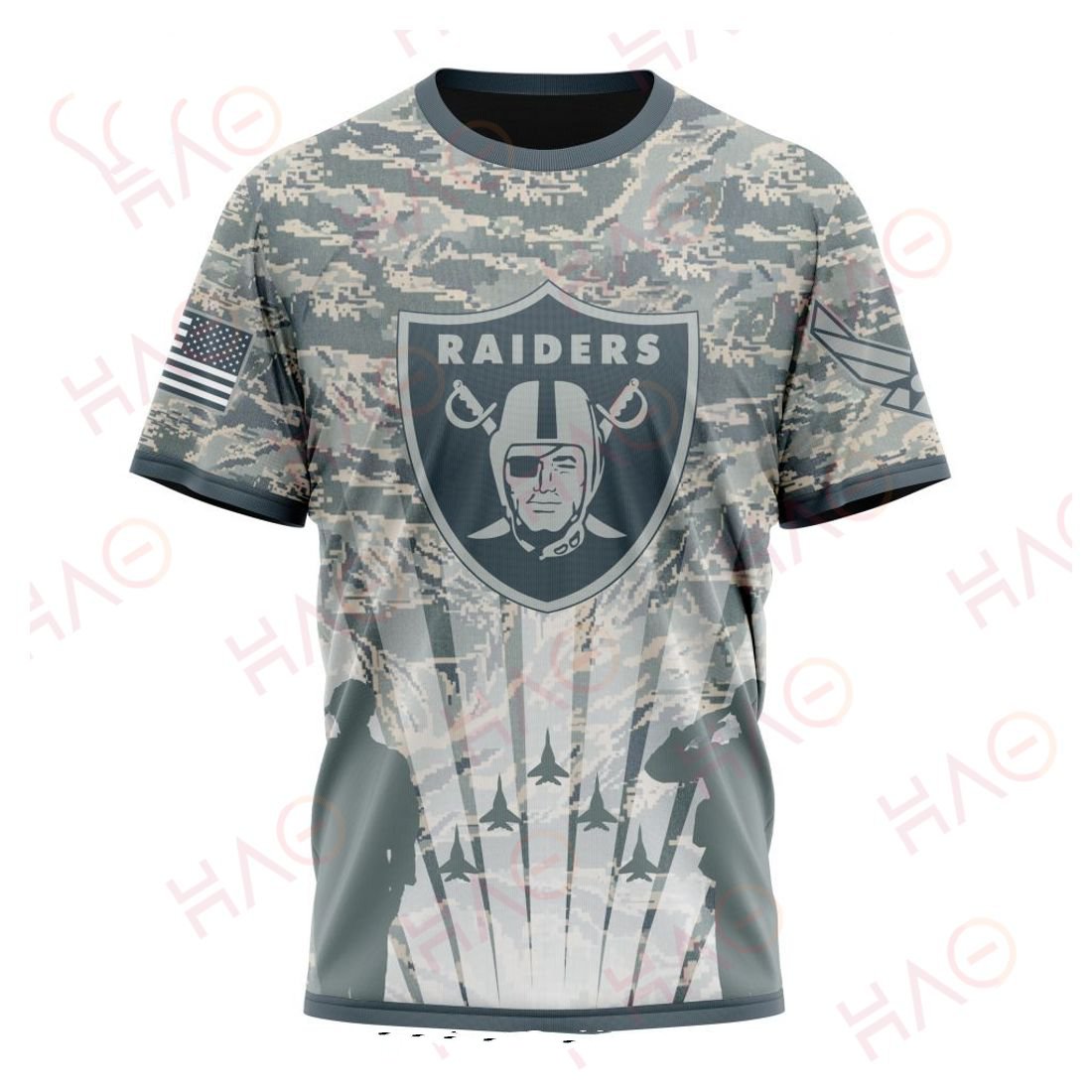 LAS VEGAS RAIDERS 3D HOODIE US AIR FORCE
