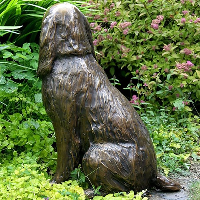 Springer Spaniel Statue Garden Decor