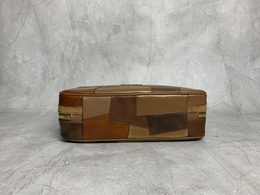 Miu Miu Brown Leather Briefcase 5BB117