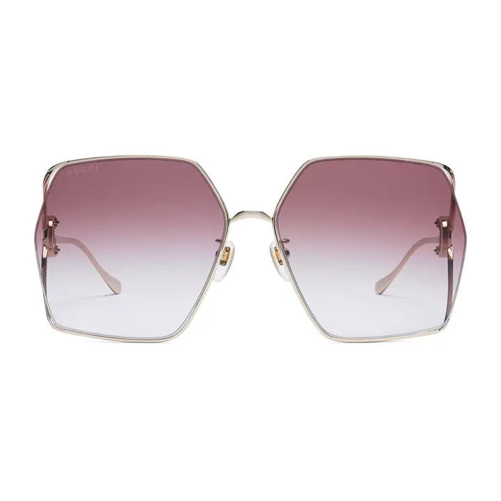 Gucci Oversized Rectangular Frame Sunglasses