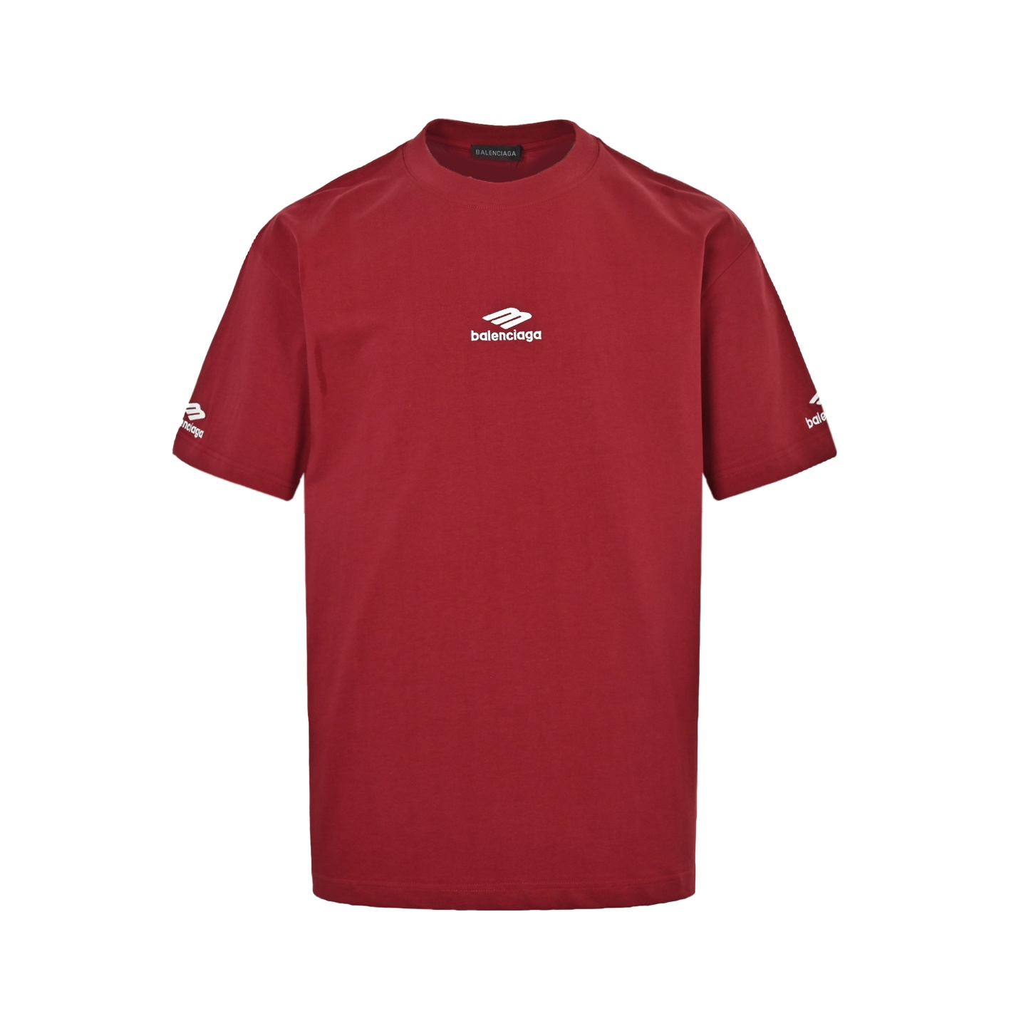 Balenciaga 25ss 3M small logo embroidered short sleeve