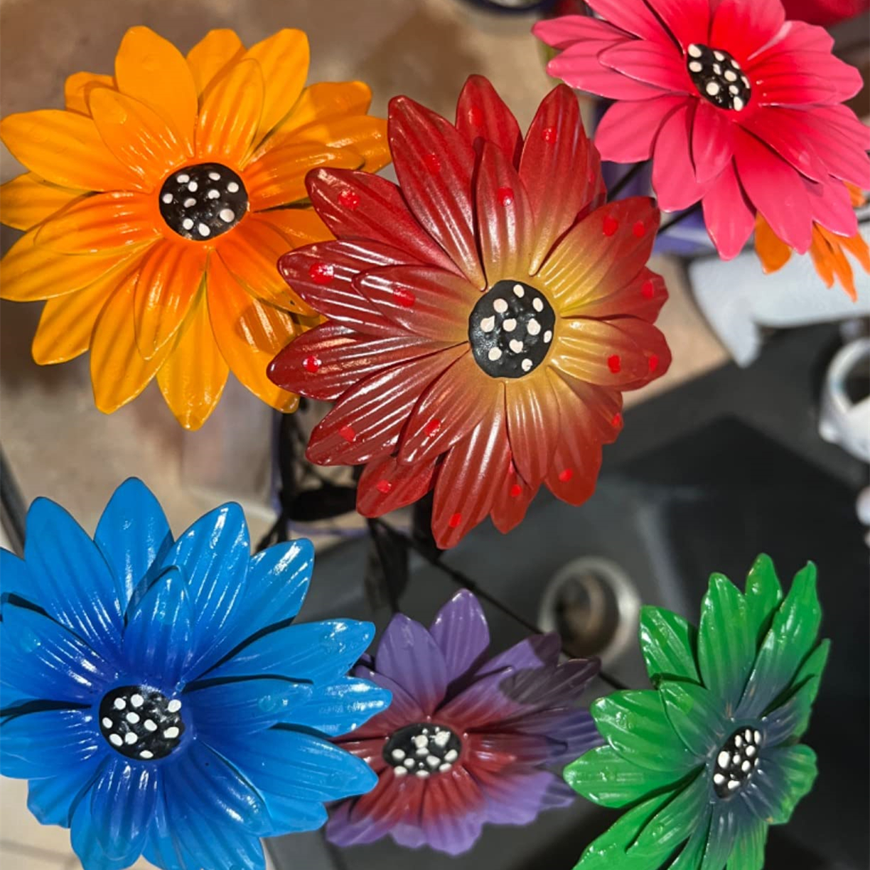 🔥Last Day Promotion - 50% OFF🔥Metal Flowers Garden Stakes-Buy 6  Get 15% Off & Free Shipping