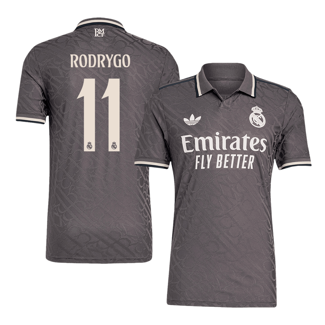 Authentic RODRYGO #11 Real Madrid third away shirt 2024/25