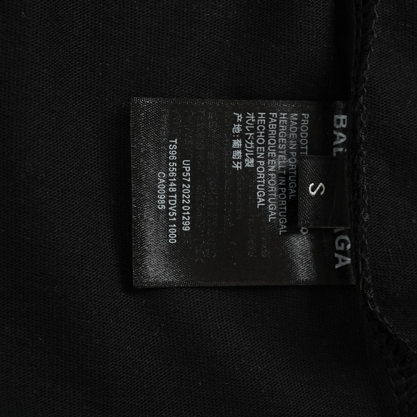 Balenciaga 25ss printed short sleeve