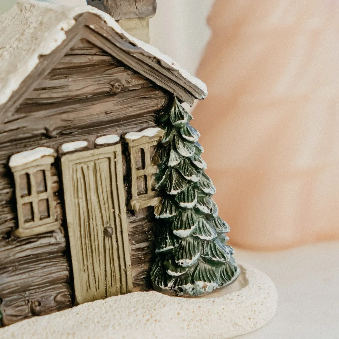 Log Cabin Incense Burner