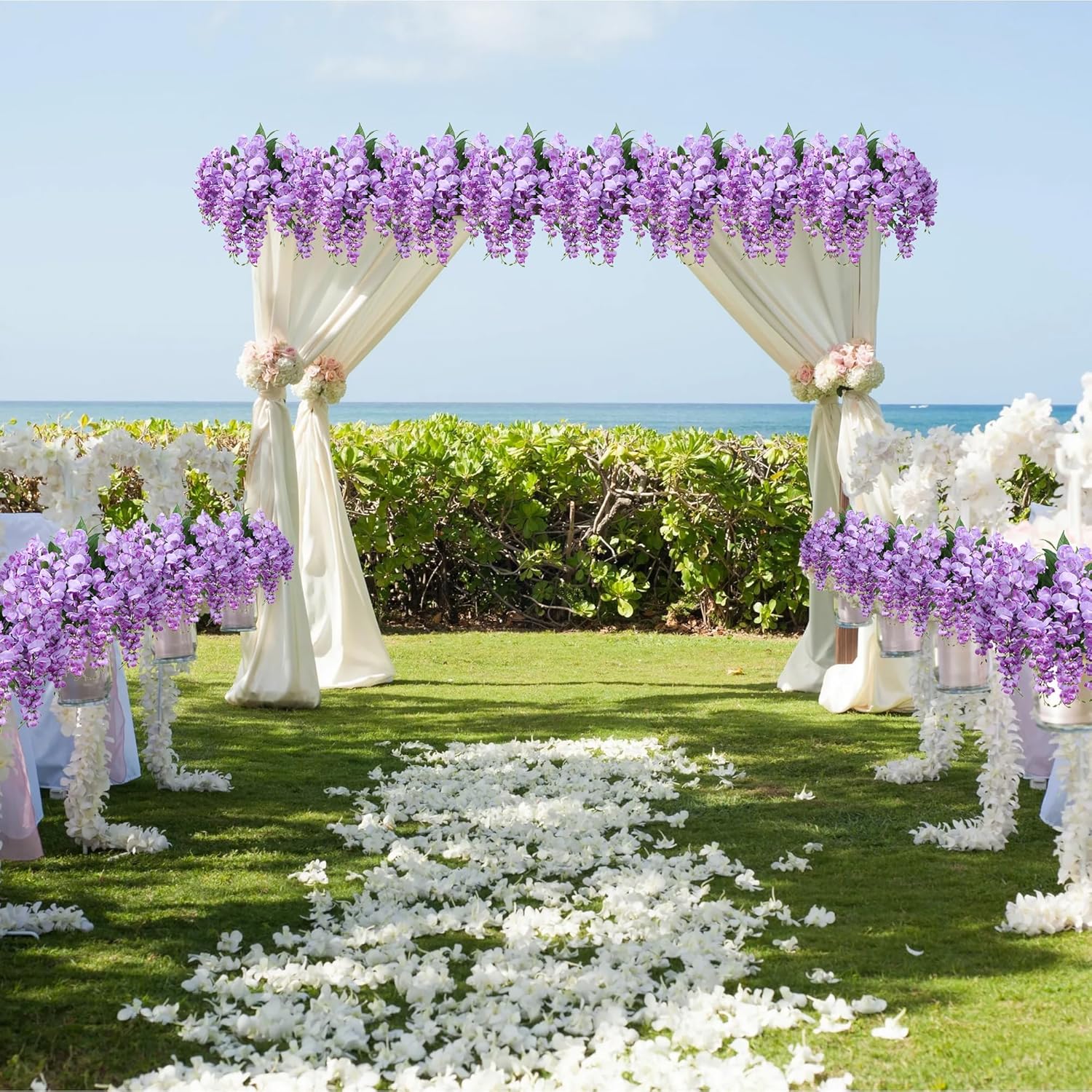 🔥ON SALE🔥Hanging Wisteria Decoration, UV & Fading Resistant