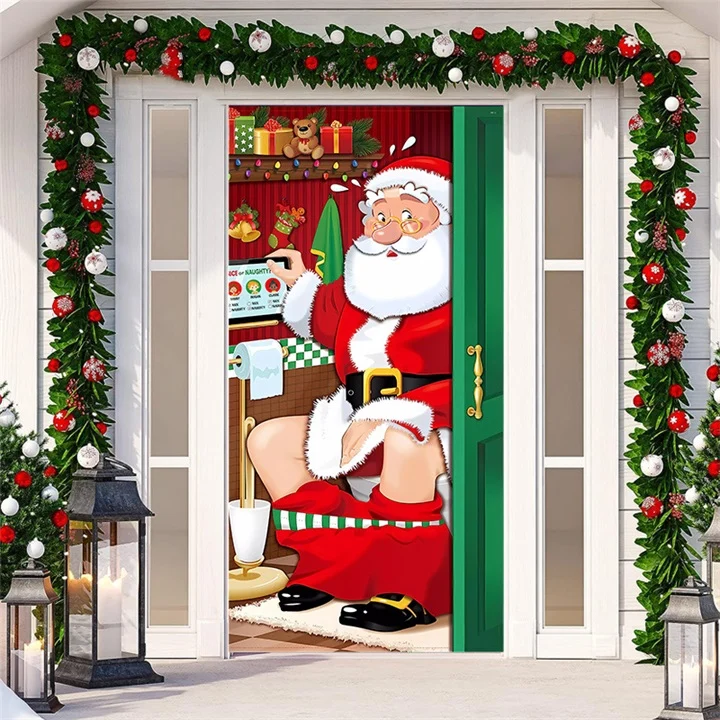 🎄Last Day Sale 70% OFF - Christmas 2023 Front Door Decoration🎅