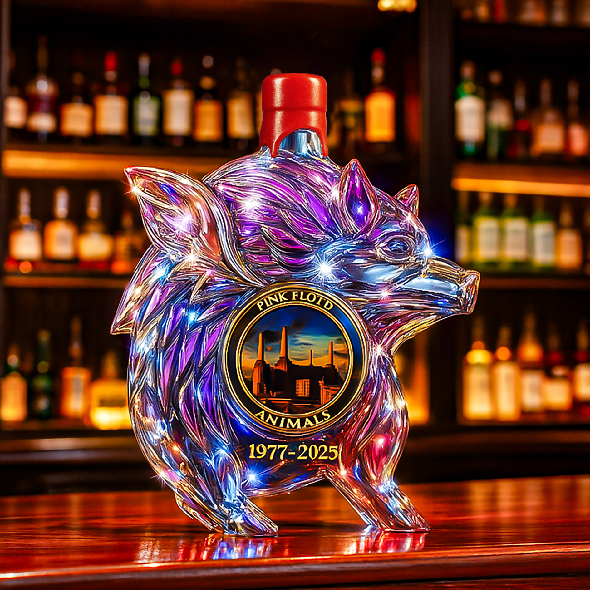 Pink Floyd “Animals” 48th Anniversary Whisky Bottle