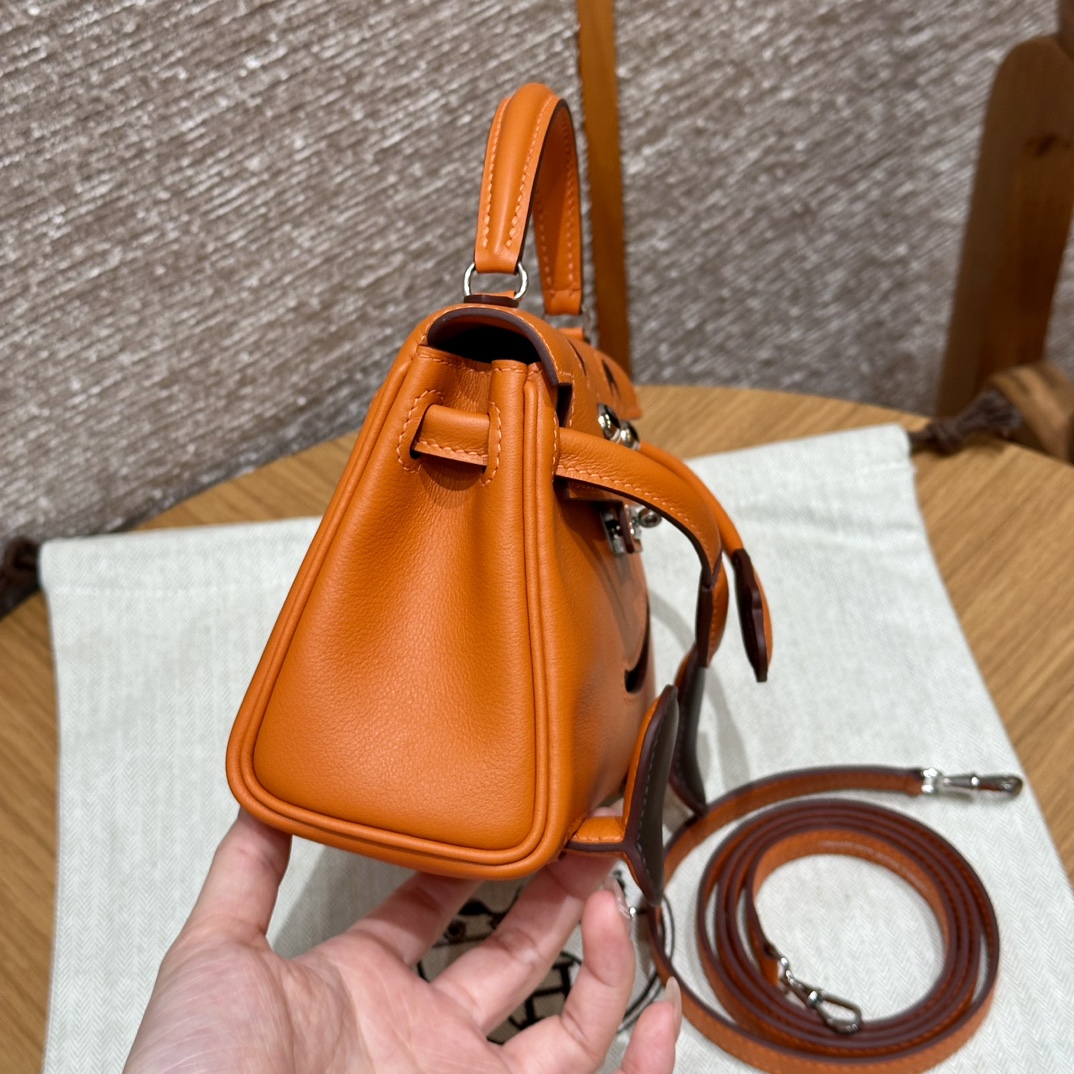 Hermes Kelly doll 93Orange (handmade to order)
