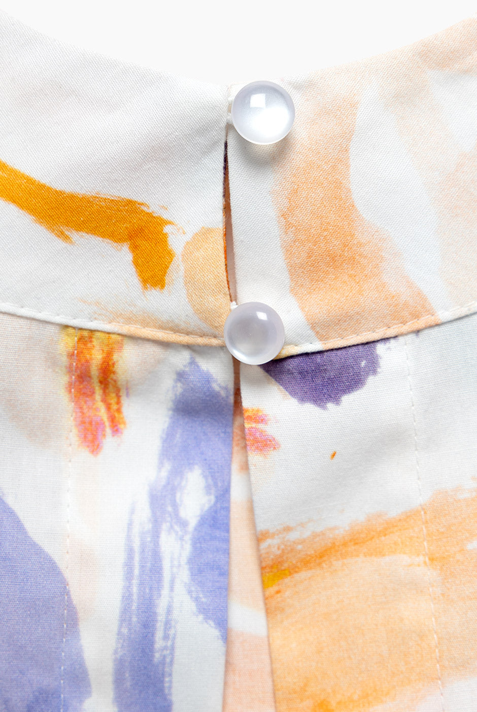Blusa estampada con amarre