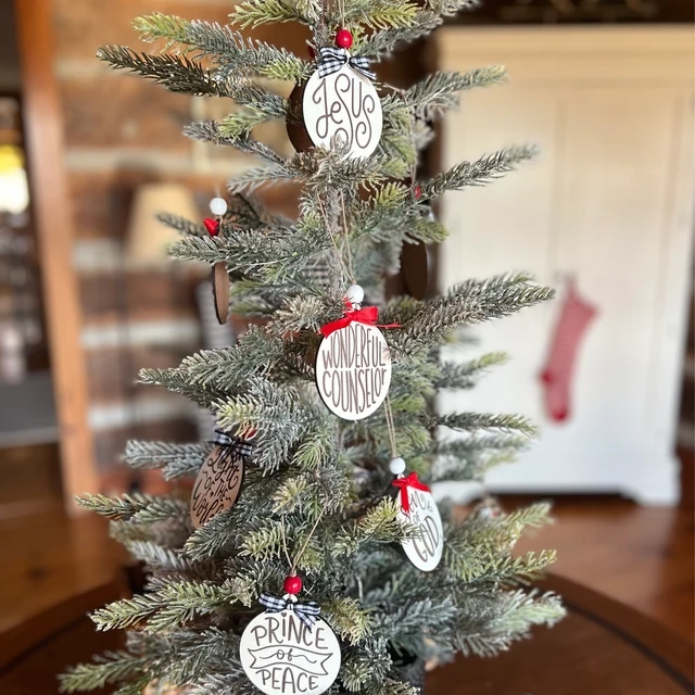 Names of Jesus Ornament | Christ Centered Ornament